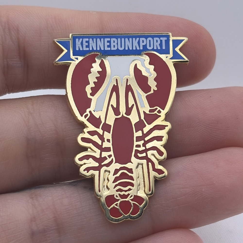Kennebunkport Maine Lobster Lapel Hat Pin